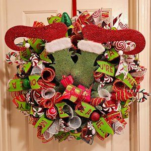 Christmas GRINCH Wreath